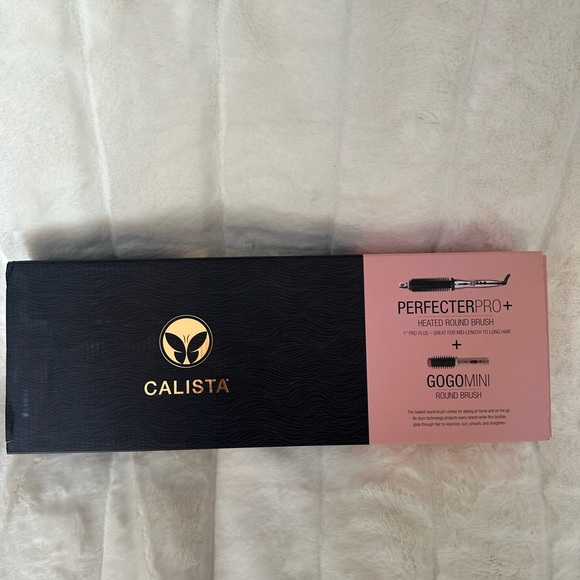 Calista Perfecter Pro Heated Round Brush + GOGOMINI ROUND BRUSH New Rose Gold - Picture 5 of 7